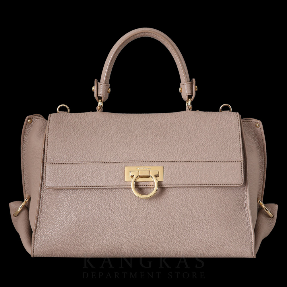 FERRAGAMO(USED)페레가모 레더 소피아 토트백